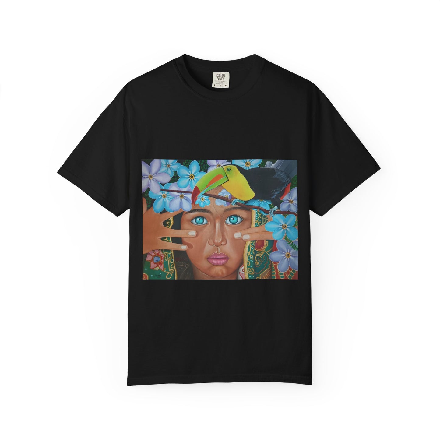 T-Shirt — Floral Girl - C (Printify)